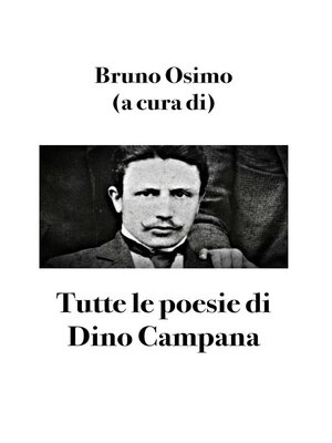 cover image of Tutte le poesie di Dino Campana